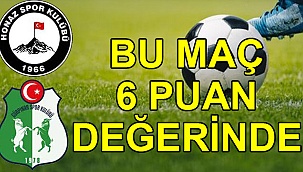 Bu maç 6 puan değerinde