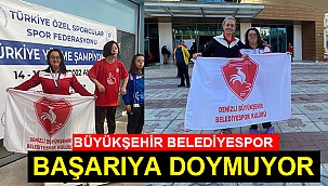 Büyükşehir Belediyespor başarıya doymuyor