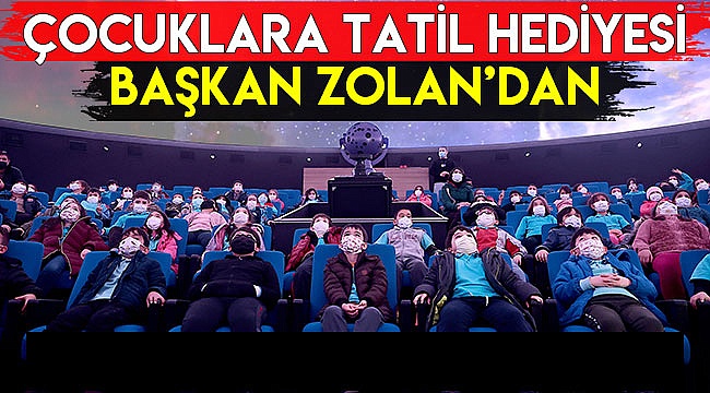 Çocuklara tatil hediyesi Başkan Zolan’dan