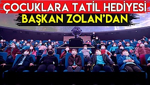 Çocuklara tatil hediyesi Başkan Zolan’dan