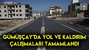 Gümüşçay’da yol ve kaldırım çalışmaları tamamlandı