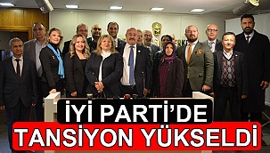 İYİ Parti'de tansiyon yükseldi