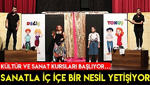 Kültür ve sanat kursları başlıyor…