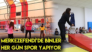 Merkezefendi’de binler her gün spor yapıyor