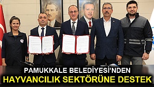Pamukkale Belediyesi’nden hayvancılık sektörüne destek