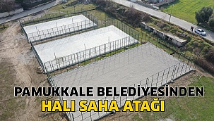 Pamukkale Belediyesinden Halı Saha Atağı