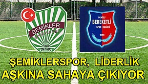 Şemiklerspor,  liderlik aşkına sahaya çıkıyor
