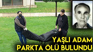 Yaşlı adam parkta ölü bulundu