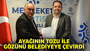 Ayağının Tozu İle Gözünü Belediyeye Çevirdi