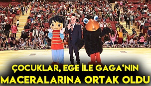 Çocuklar, Ege ile Gaga’nın maceralarına ortak oldu