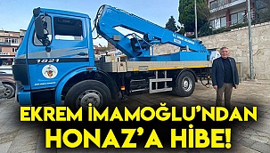 Ekrem İmamoğlu'ndan Honaz'a hibe!