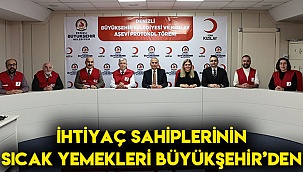 İhtiyaç sahiplerinin sıcak yemekleri Büyükşehir’den