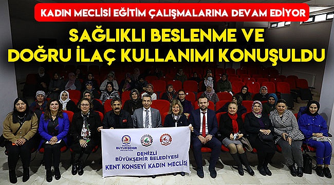 Kadın meclisi eğitim çalışmalarına devam ediyor