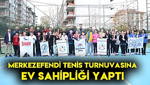 Merkezefendi tenis turnuvasına ev sahipliği yaptı