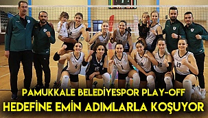 Pamukkale Belediyespor Play-Off hedefine emin adımlarla koşuyor