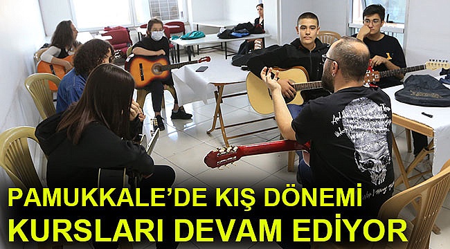 Pamukkale’de kış dönemi kursları devam ediyor
