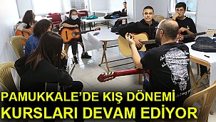 Pamukkale’de kış dönemi kursları devam ediyor