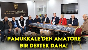 Pamukkale’den amatöre bir destek daha!