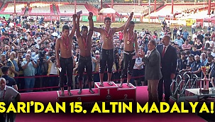 SARI’DAN 15. ALTIN MADALYA