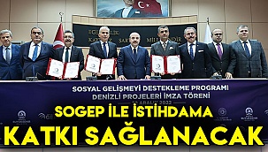 SOGEP ile istihdama katkı sağlanacak