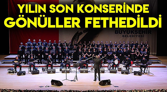 Yılın son konserinde gönüller fethedildi