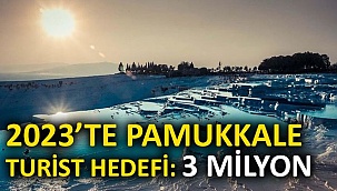 2023’te Pamukkale Turist Hedefi: 3 Milyon