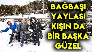 Bağbaşı Yaylası kışın da bir başka güzel