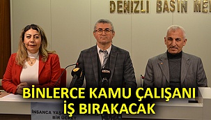 Binlerce Kamu Çalışanı İş Bırakacak