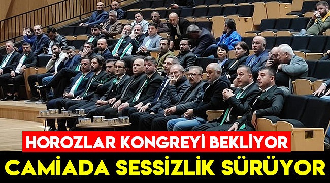 CAMİADA SESSİZLİK SÜRÜYOR