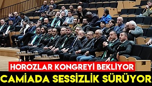 CAMİADA SESSİZLİK SÜRÜYOR