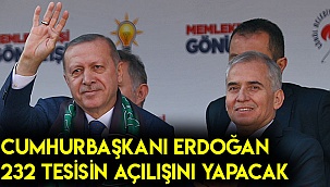 Cumhurbaşkanı Erdoğan 232 tesisin açılışını yapacak