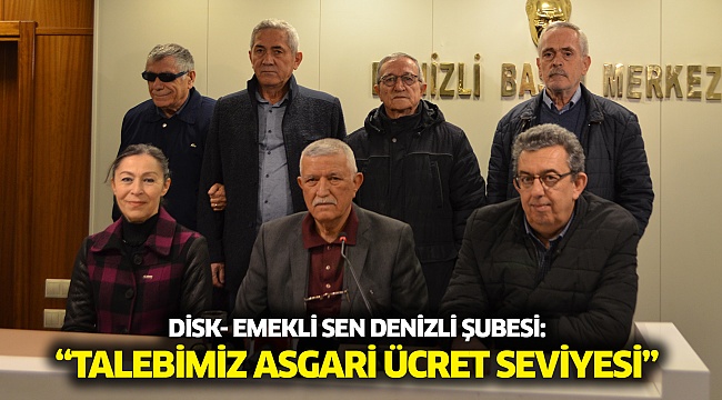 Disk- Emekli Sen, emekli maaş beklentisini açıkladı