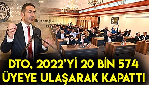 DTO, 2022’yi 20 Bin 574 Üyeye Ulaşarak Kapattı