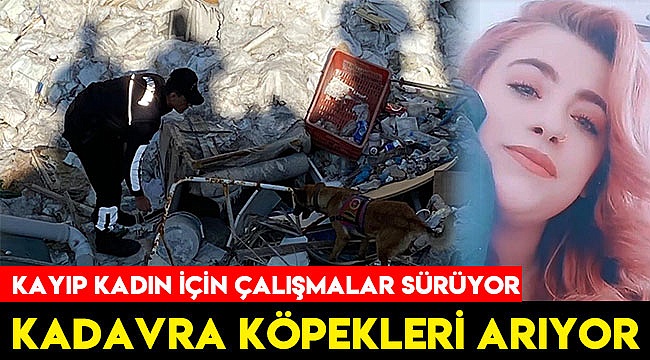 Kayıp kadını kadavra köpekleri arıyor