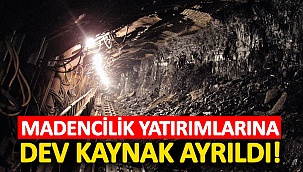 Madencilik Yatırımlarına Dev Kaynak Ayrıldı!