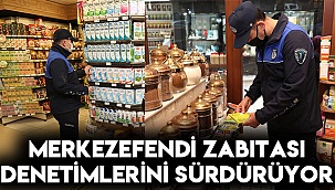 MERKEZEFENDİ ZABITASI DENETİMLERİNİ SÜRDÜRÜYOR