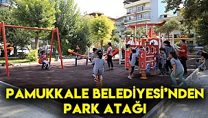 Pamukkale Belediyesi’nden park atağı