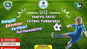 PAMUKKALE’DE ARA TATİLDE FUTBOL TURNUVASI DÜZENLENECEK