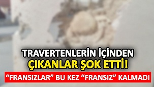 Travertenin İçinden Milyonlarca Yıllık...