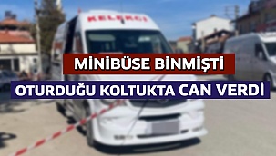 Bindiği minibüste can verdi