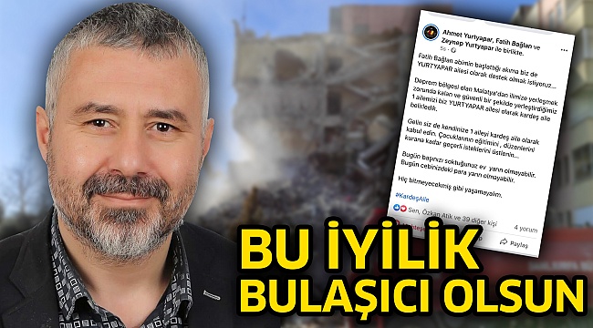 Bu iyilik bulaşıcı olsun