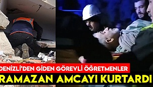 Denizli'den giden öğretmenler deprem bölgesinde çalışmalara katıldı