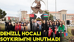 Denizli, Hocalı Soykırımı'nı unutmadı