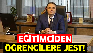 Eğitimciden öğrencilere jest!