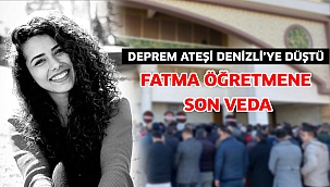 Fatma öğretmene son veda