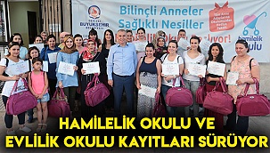 Hamilelik Okulu ve Evlilik Okulu kayıtları sürüyor