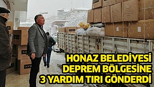 Honaz Belediyesi'nden Deprem Bölgesine 3 Yardım Tırı Yola Çıktı