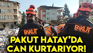 PAKUT HATAY’DA CAN KURTARIYOR