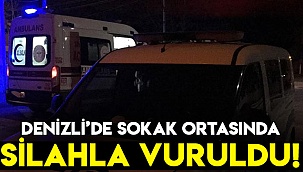 Sokak ortasında silahla vuruldu