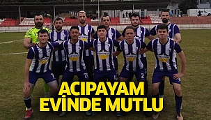 Acıpayam evinde mutlu 1-0